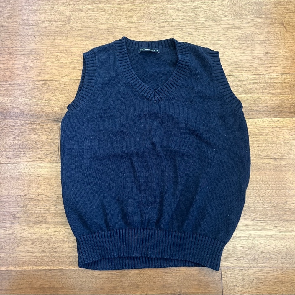 Brandy Melville Navy Sweater Vest